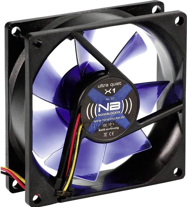 Actual product image Noiseblocker BlackSilent X1 (80 mm, 1 x)