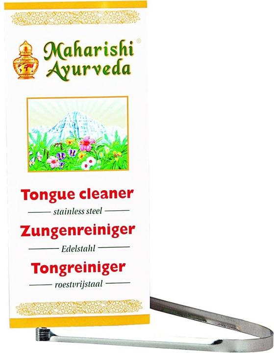 Maharishi Ayurveda Pulisci lingua in acciaio (Raschietto, 1 x)