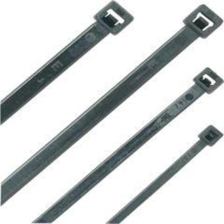 Actual product image Magni Format 4011150361145 - cable ties. black. 290 x 4.8uv resistant. 100pcs SB (Plastic cable ties, 290 mm, 100 pcs.)