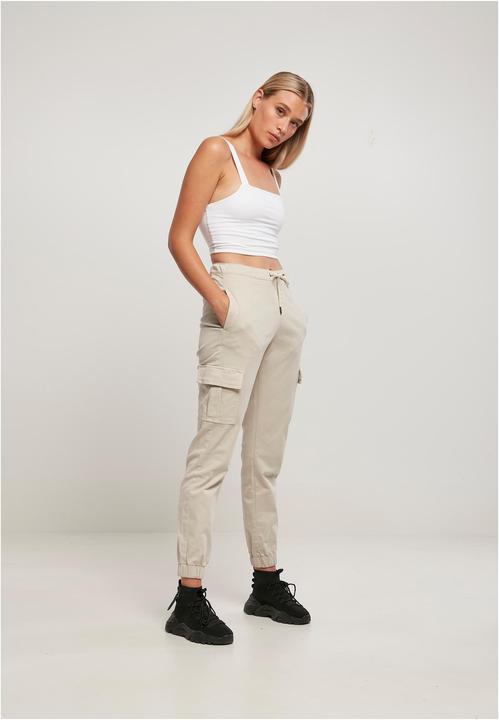 Actual product image Urban Classics Ladies High Waist Cargo Comfort Jogging Pants - 16932 (XS)