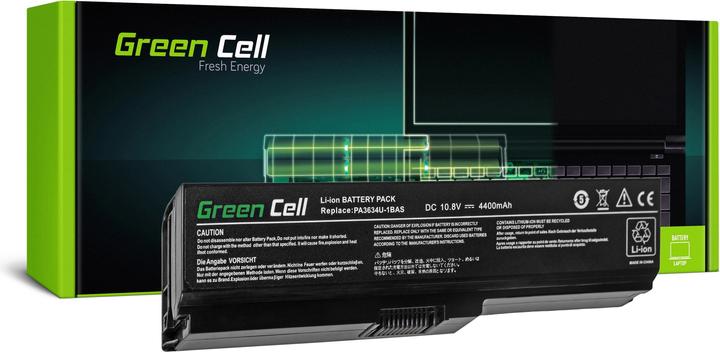 GreenCell Battery for Toshiba Satellite A660 A665 L650 L650D L655 L670 L670D PA3634U-1BRS (6 Zellen, 4400 mAh)