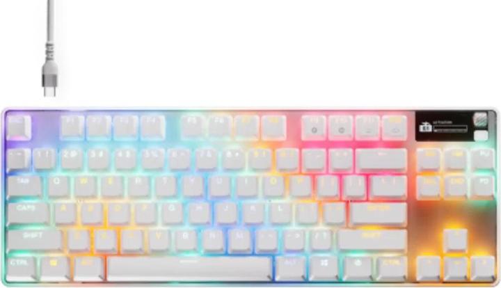 Immagine prodotto SteelSeries Apex Pro TKL Gen 3 Gaming Toetsenbord Qwerty Wit (64898) (US, Cablato)