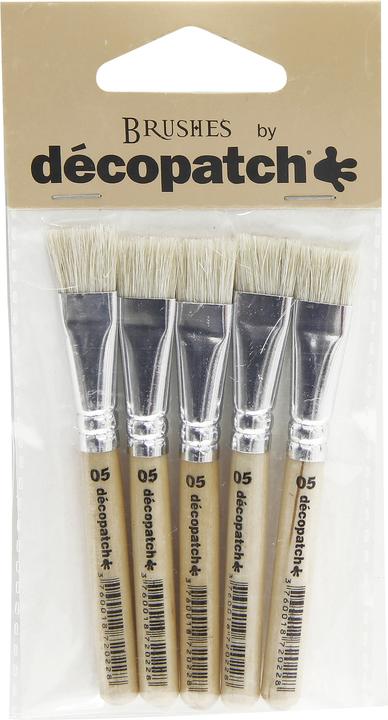 Décopatch Borstenpinsel Pack Nr. 5 (10 mm)