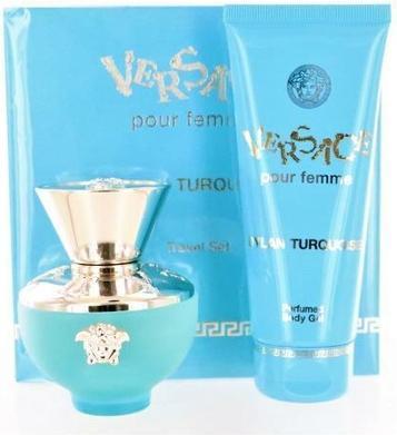 Versace SET Dylan Turquoise Pour Femme EDT spray 50ml + SHOWER GEL 100ml (Parfum set)