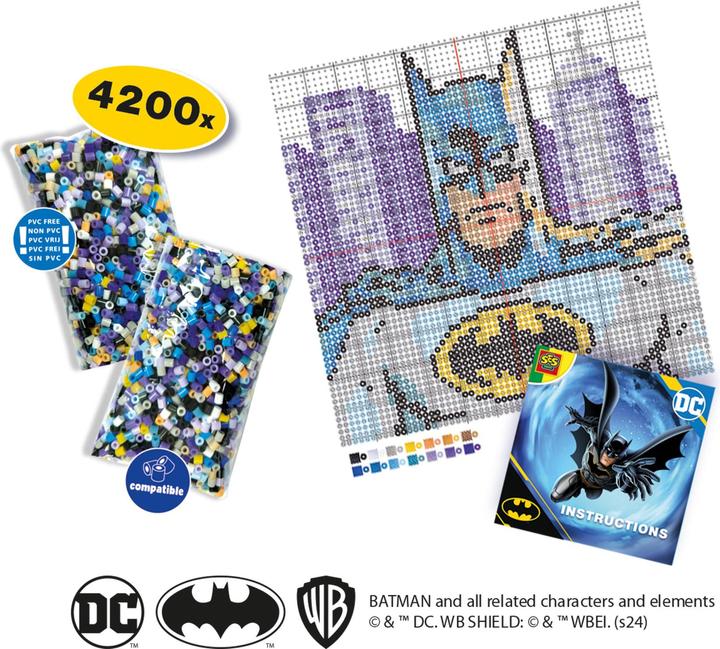 Actual product image Ses DC Batman - Batman Bügelperlen Farbmischung