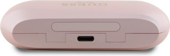 Immagine prodotto Guess Cuffie senza fili Auricolari Bluetooth ENC TWS metallizzati allungati - Rosa (ANC, 26 h, Senza fili)