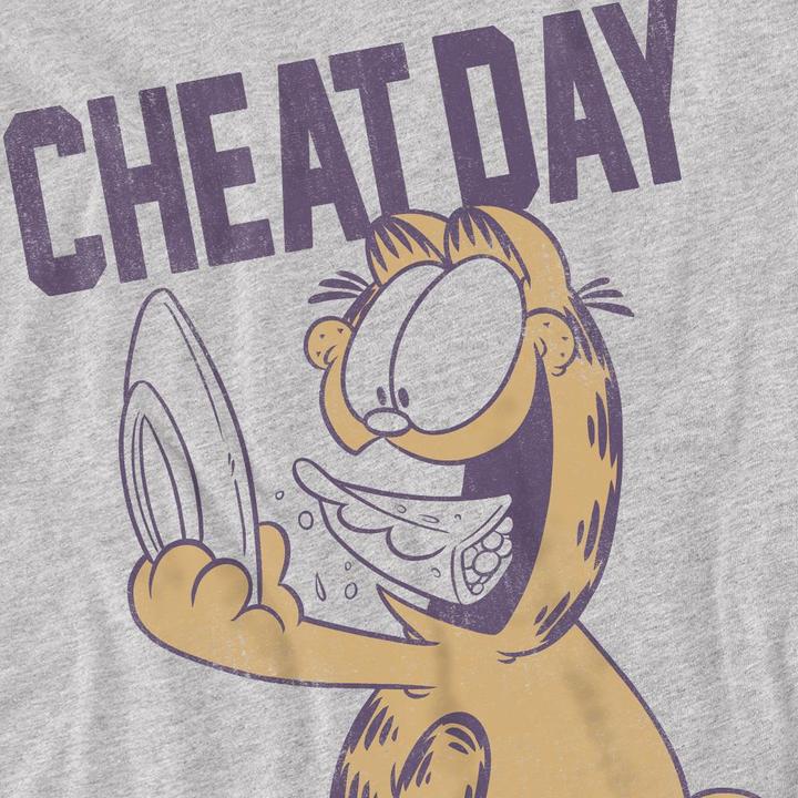 Actual product image Garfield Mens Cheat Day T-Shirt (M)