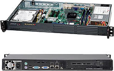 Actual product image Supermicro SC502L-200B: Server housing 19".