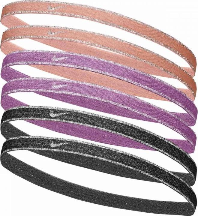 Nike Swoosh Sport Headbands 6 PK Metallic