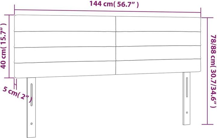 Produktbild VidaXL Erin (144 x 5 x 88 cm)