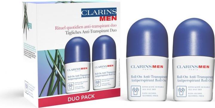 Actual product image Clarins Men - men Deodorant Roll-on Duo Pack (Roll-on)