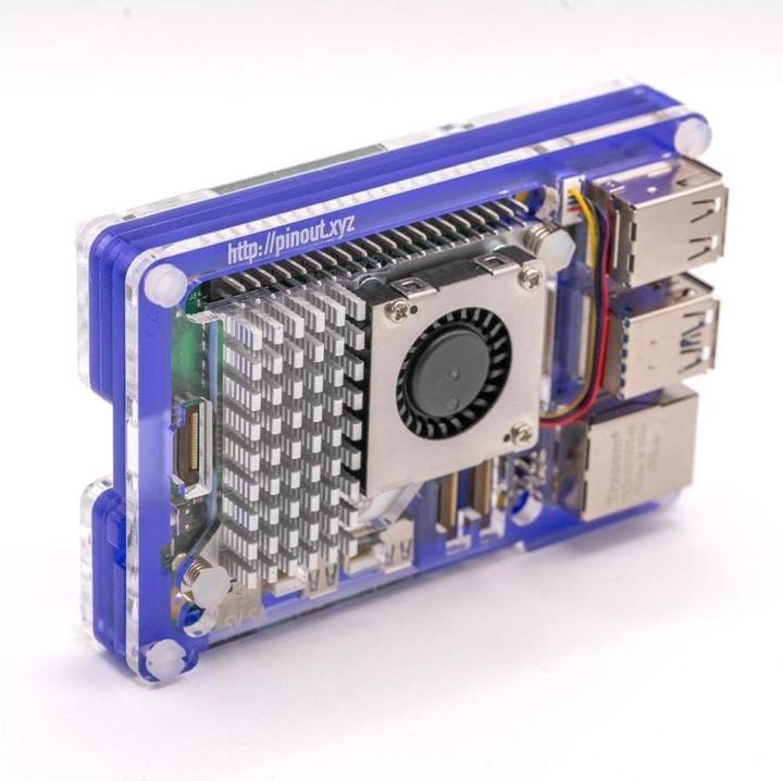 Actual product image Raspberry Pi EB121405 - Pibow Coupe 5 Housing for 5 - Royale