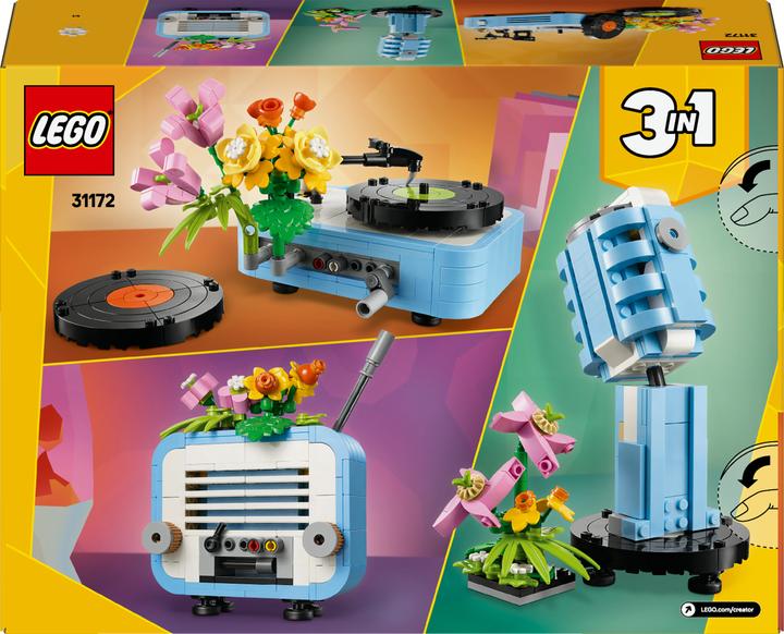 Actual product image LEGO Plattenspieler mit Blumen (31172, LEGO Creator Expert)