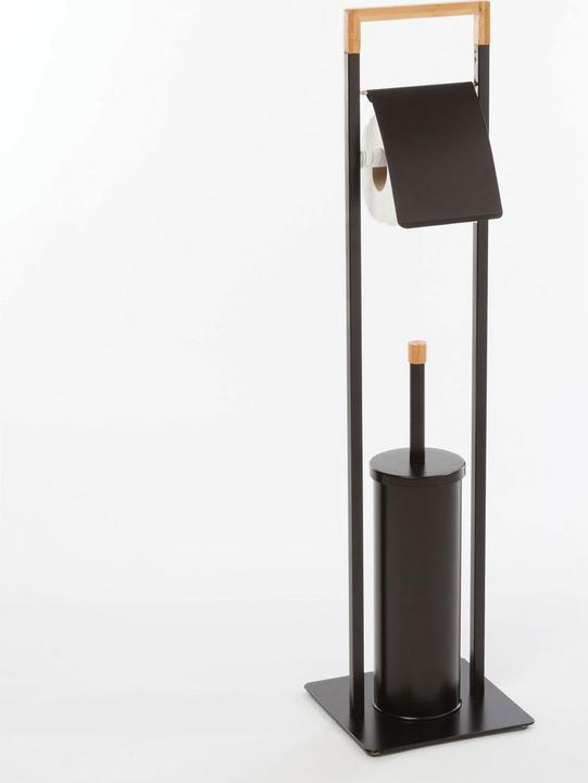 Produktbild spirella Toilettengarnitur CHIC Braun/Schwarz