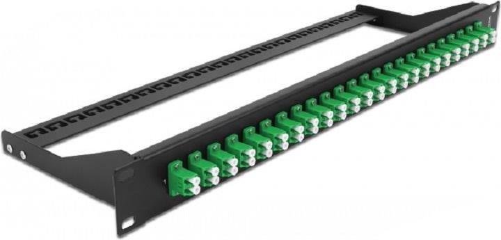 Produktbild Delock 19? LWL Patchpanel 24 Port LC Duplex grün