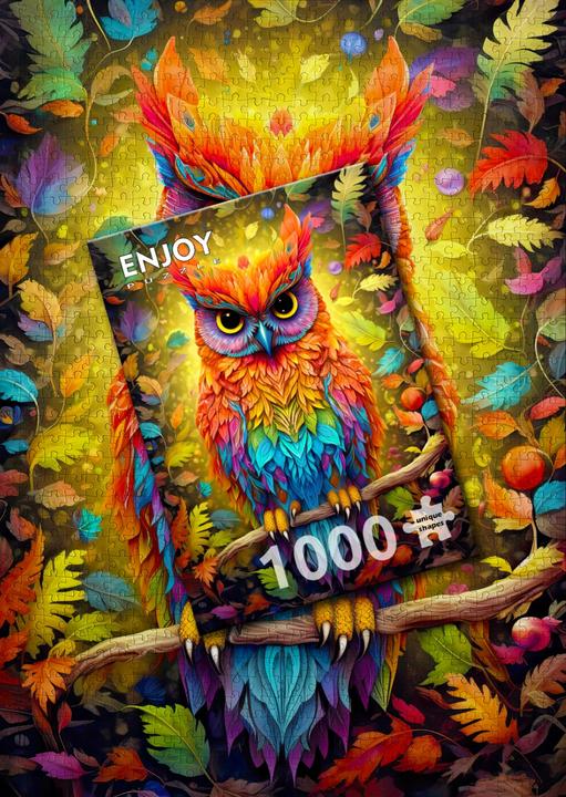 Actual product image Enjoy Puzzle Puzzle 1000 pieces - Autumnal Owl (1000 pieces)