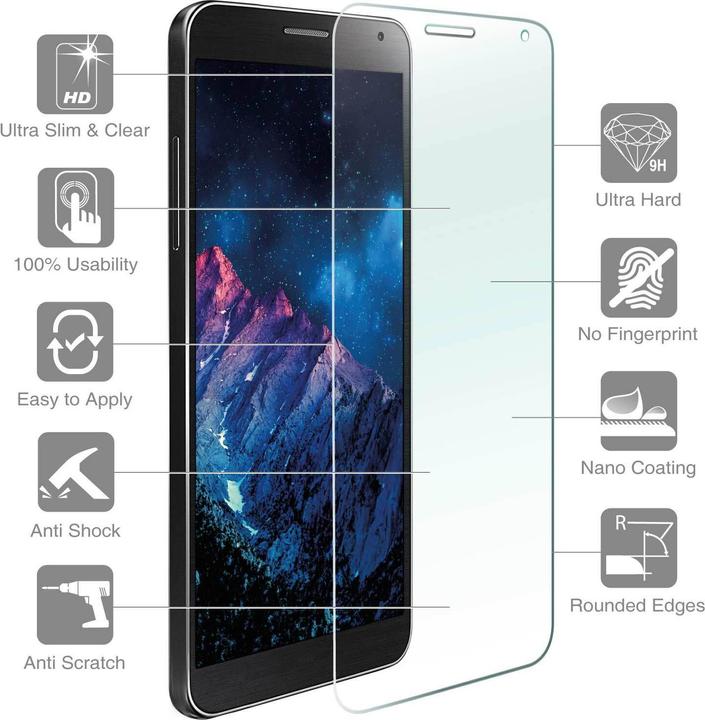 Produktbild 4smarts Second Glass (1 Stück, Apple iPhone 7, Apple iPhone 8)