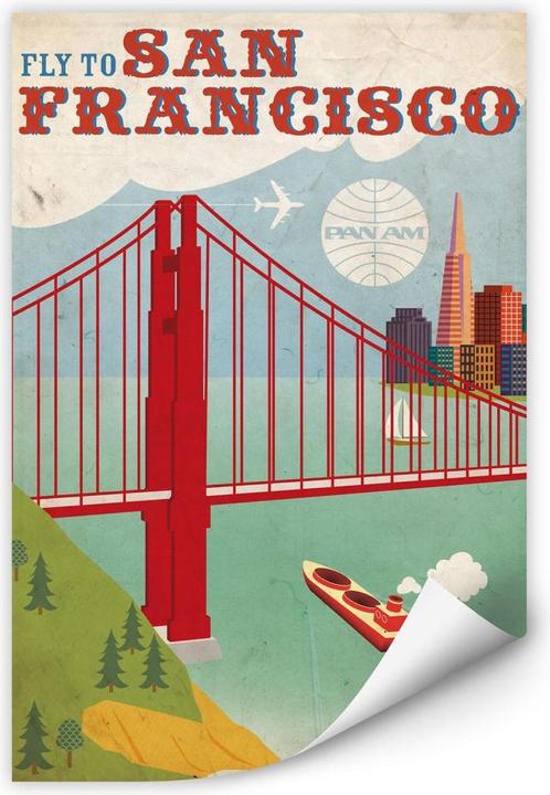 Immagine prodotto Vola a San Francisco (50 x 80 cm)