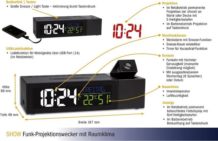 Image du produit TFA Horloges de projection