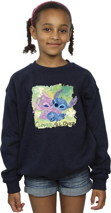 Immagine prodotto Disney Lilo And Stitch St Patrick's Day Clover Felpa Ragazze (140, 146)