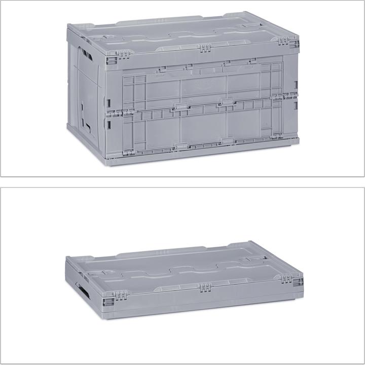 Actual product image Relaxdays Transport box (58.5 x 39.5 x 32.5 cm, 60 l)
