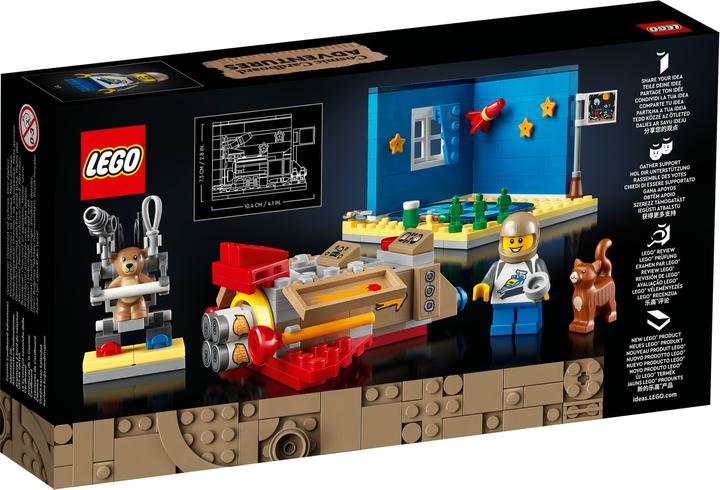 Image du produit LEGO Ideas Abenteuer im Astronauten-Kinderzimmer 40533 (40533, LEGO Ideas)