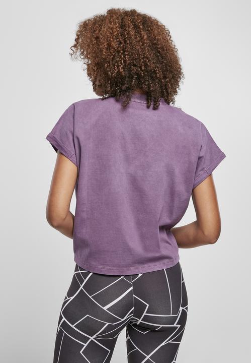 Produktbild Urban Classics Ladies Short Pigment Dye Cut On Sleeve Tee (4XL)