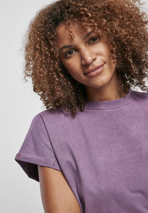 Produktbild Urban Classics Ladies Short Pigment Dye Cut On Sleeve Tee (4XL)