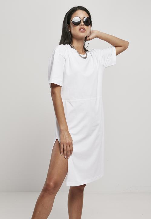 Image du produit Urban Classics Robe en tee-shirt fendu surdimensionné biologique pour femmes (XS, S)