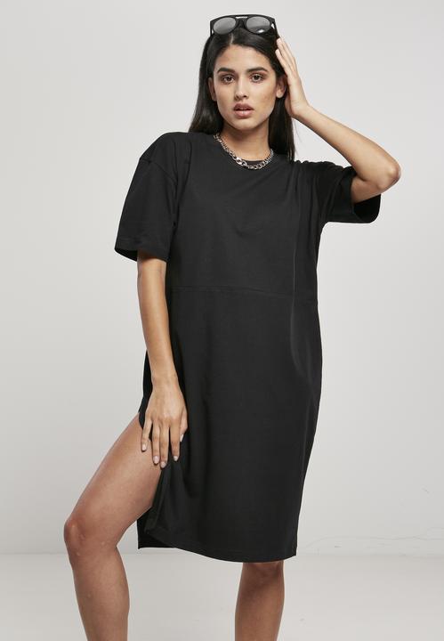 Actual product image Urban Classics Ladies Organic Oversized Slit Tee Dress (3XL)