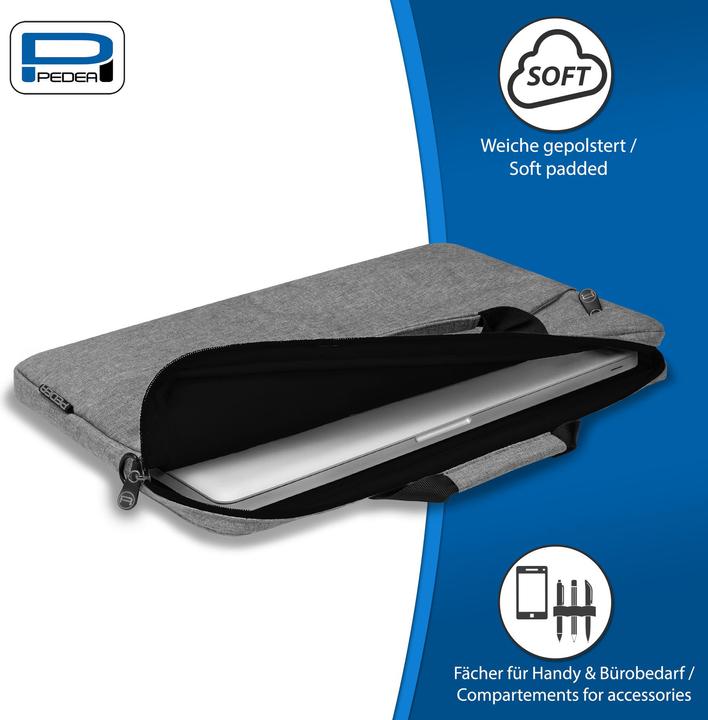 Produktbild Pedea Laptoptasche 15,6 Zoll (39,6cm) FASHION Notebook Umhängetasche mit Schultergurt (15.60", Universal)