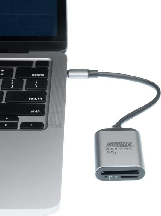 Image du produit Hoodman Steel SD & Micro SD UHSII enabled memory card reader USB 3.2 Gen 1