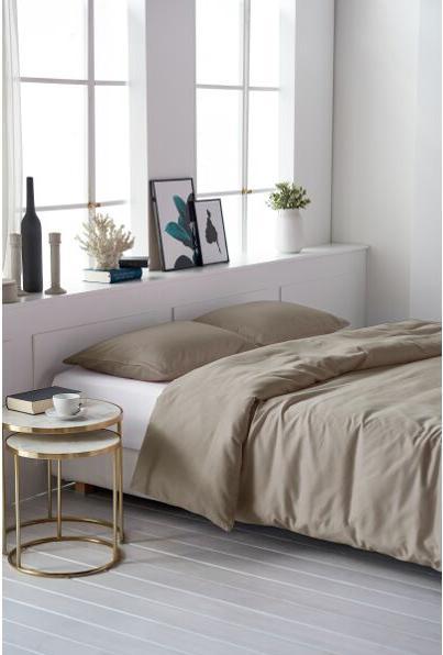 Produktbild Living Home Uni Satin 100 (Bettwäsche Set, 65 x 100 cm, 160 x 210 cm)