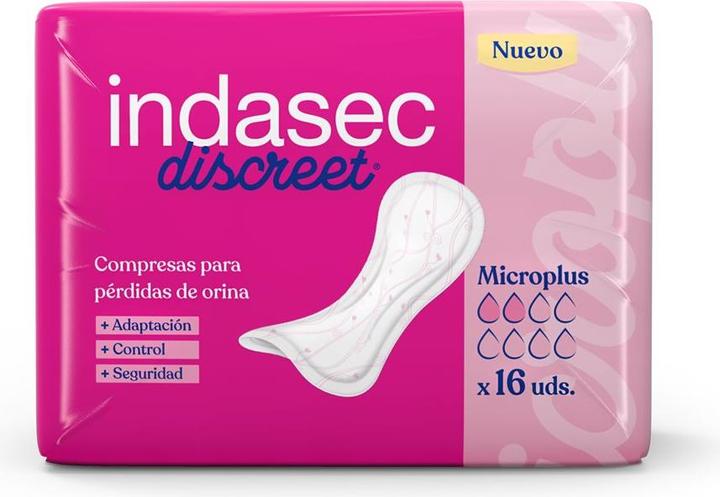 Actual product image Indasec Discreet Microplus (16 x)