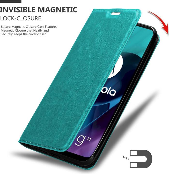 Image du produit Cadorabo Book Invis. Étui magnétique (Motorola Moto G71 5G)
