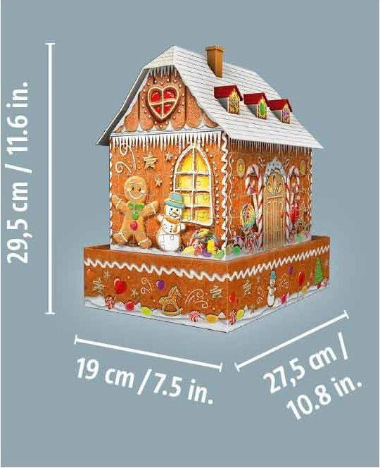 Immagine prodotto Ravensburger Casa di pan di zenzero di notte (216 pezzi)