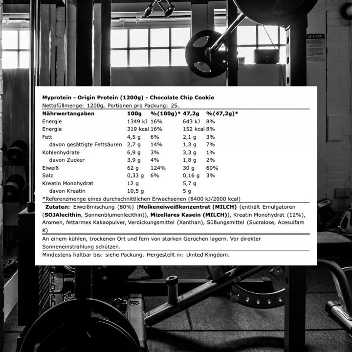 Actual product image MyProtein Origin Protein (1 pcs., 1387 g)