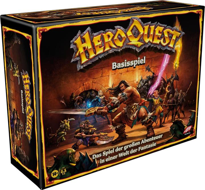 Hasbro Gaming HASD0048 - HeroQuest - Brettspiel, für 2-5 Spieler, ab 14 Jahren (DE-Ausgabe) (German)