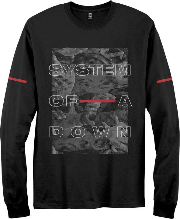 Immagine prodotto System Of A Down Collage di occhi (manica lunga) (S)