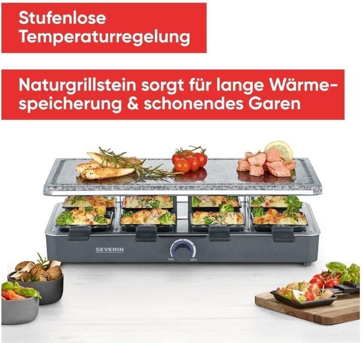Actual product image Severin RG2372 with natural grill stone