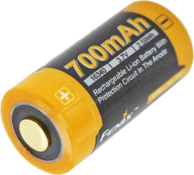 Actual product image AccuCell 8x quick charger and 16 pcs CR123A Li-ion battery pack (1 pcs., CR123A, 760 mAh, Battery + charger)