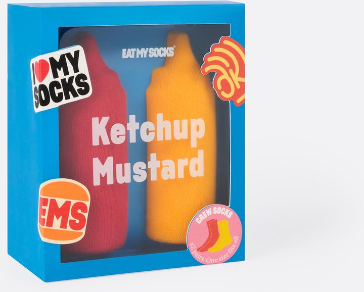 Produktbild Eat My Socks Ketchup&Mustard (2er Pack, One Size)