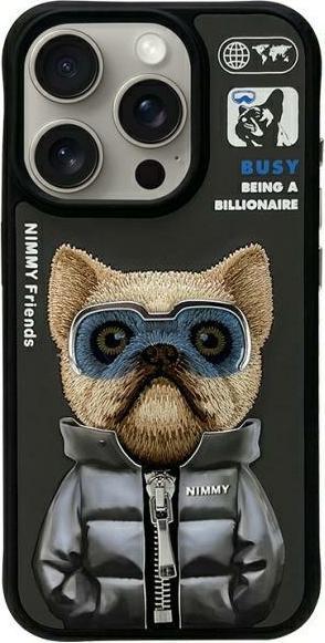 Image du produit Audi Nimmy case iPhone 15 Pro 6.1" black Cool&Cute 2.0 Dog (Apple iPhone 15 Pro)