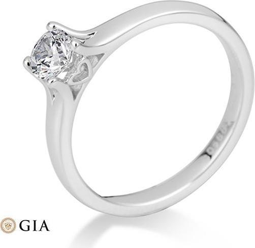 Actual product image Breuning 4 prong set from 0.40 ct. (57, 585/14 K Gold)