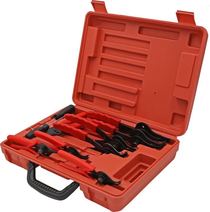 Actual product image Wiltec Circlip pliers set snap ring pliers for internal external circlips 11 pieces (310 mm)