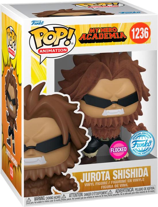Actual product image Funko POP! Animation My Hero Academia Jurota Shishida Edition Limitée Floquée