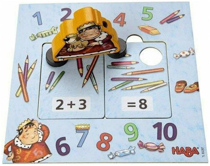 Actual product image Haba The King of Arithmetic Educational Game for 5+ Years 300756