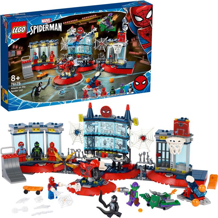 Produktbild LEGO Angriff auf Spider-Mans Versteck (76175, LEGO Marvel)