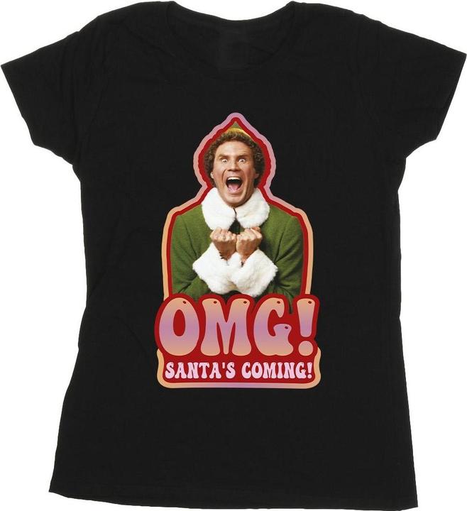 Produktbild Elf Santa's Coming TShirt (L)