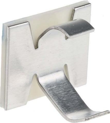 Produktbild Rs Pro Kabelhalter offene Clips selbstklebend, Kabel-Ø 9.5mm Alu 16 mm x 14.9mm x 19mm